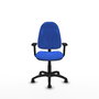 PIQUERAS Y CRESPO Chaise de bureau Algarra bleu avec accoudoirs 2D