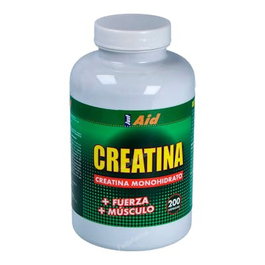 Just Aid Creatine Monohydrate Pure 200 gélules Complément alimentaire pour la masse musculaire et l'entraînement