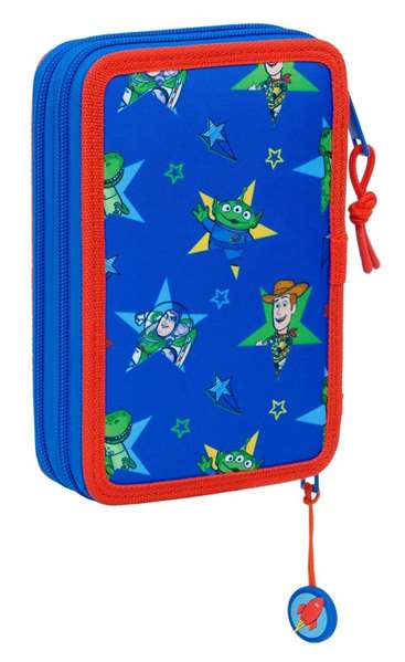 Safta Plumier double poche 29 pièces Toy Story "Good Vibes" 12,5x19,5x4 cm
