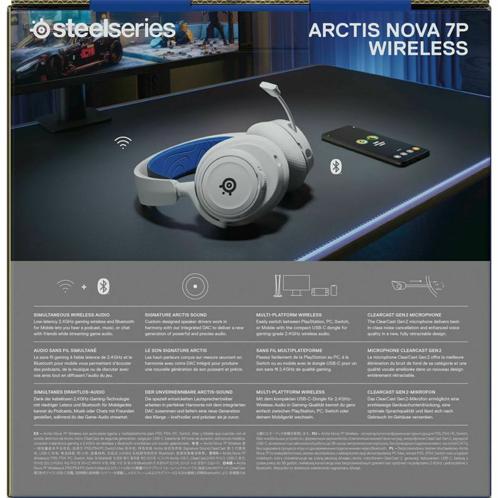 SteelSeries Arctis Nova 7P Blanc
