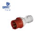 GSC Evolution Clavija Cetac 4P (3P+t) 16A IP44 Rouge