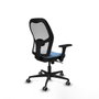 Piqueras y Crespo 3D036G0 Chaise de Bureau Bleu ciel