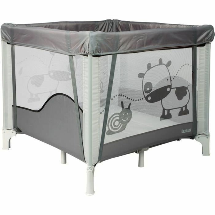 Bambisol Parc/Berceau Bébé Pliant 90x90cm Noir