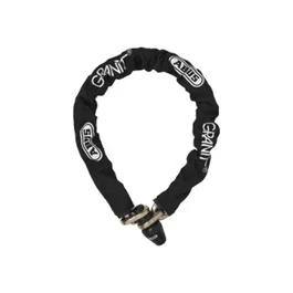 ABUS Antivol de chaîne monobloc 1480/120 - Maillons 14 mm gainés tissu - Cylindre XPlus - Avec 2 clés