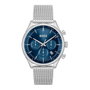 Boss 1514052 - Montre analogique homme acier gris et cadran bleu