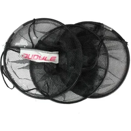 DUDULE Bourriche de pêche anglaise 1.2 m - Diamètre 40 cm - Maille micro hydrofuge et imputrescible - Avec pic aluminium orientable