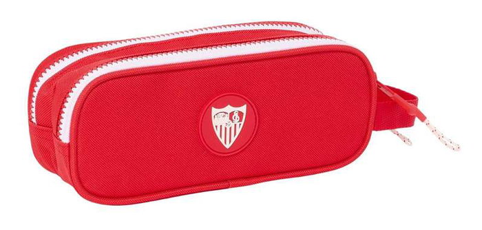 Safta Portatodo double Sevilla FC 21 cm x 8 cm x 6 cm - Boîte de rangement pour supporter football