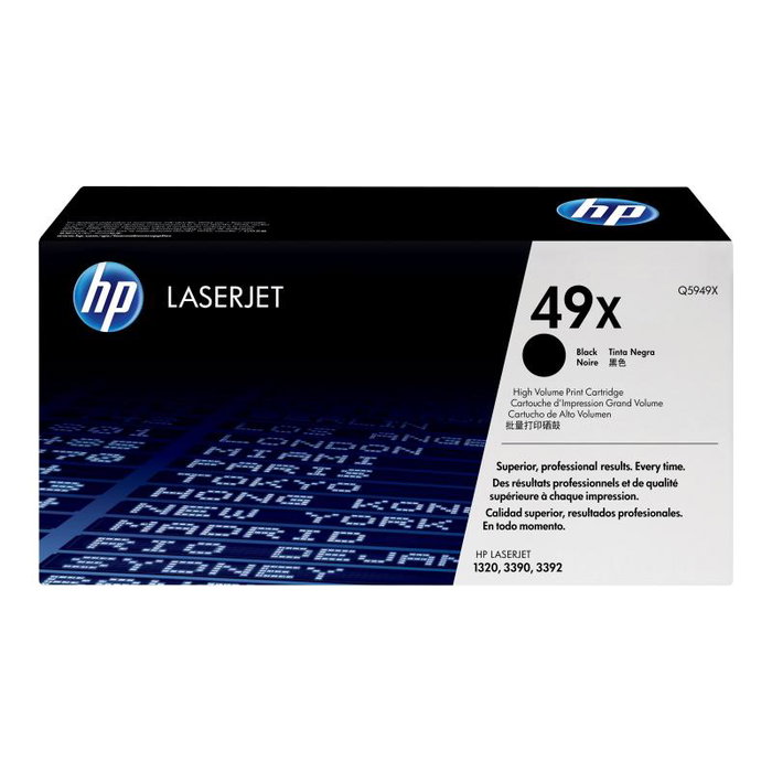 HP Cartouche de toner 49X Noir (Haute Capacité)