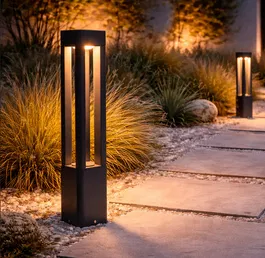 Chesapeake Lampadaire LED Extérieur IP54 SL16-083B_G-WW - 10W, 648Lm, 2700K