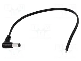 BQ CABLE Câble d'alimentation DC 5,5/2,5mm angulaire 0,2m