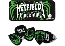 Dunlop Lot de 6 Médiators Hetfield Black Fang 1,14 mm