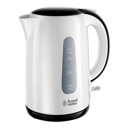 Russell Hobbs 25070-70 Hervoir My Breakfast - Blanc glacé et noir - Pour café et thé - Design monochrome