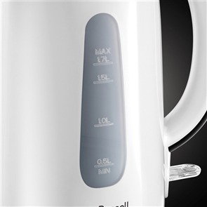 Russell Hobbs 25070-70 Hervoir My Breakfast - Blanc glacé et noir - Pour café et thé - Design monochrome
