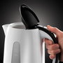 Russell Hobbs 25070-70 Hervoir My Breakfast - Blanc glacé et noir - Pour café et thé - Design monochrome