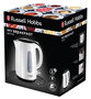 Russell Hobbs 25070-70 Hervoir My Breakfast - Blanc glacé et noir - Pour café et thé - Design monochrome