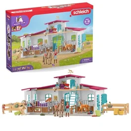 Schleich 42567 Horse Club - Centre équestre modulable de Lakeside avec 3 figurines de chevaux et 115 éléments pour enfants à partir de 5 ans