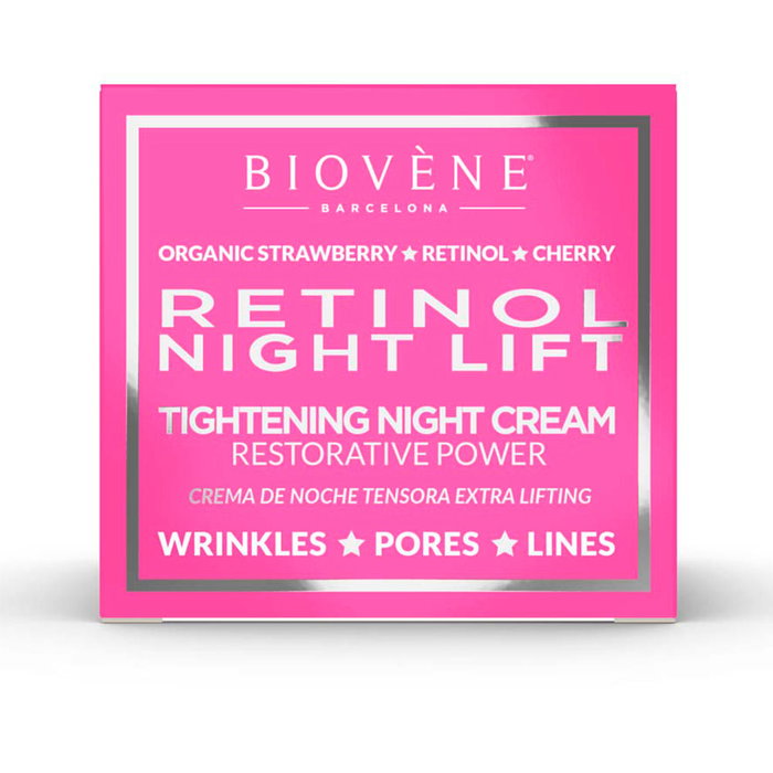 Biovène Crème de Nuit Raffermissante au Rétinol NIGHT LIFT - Puissance Restauratrice - 50 ml