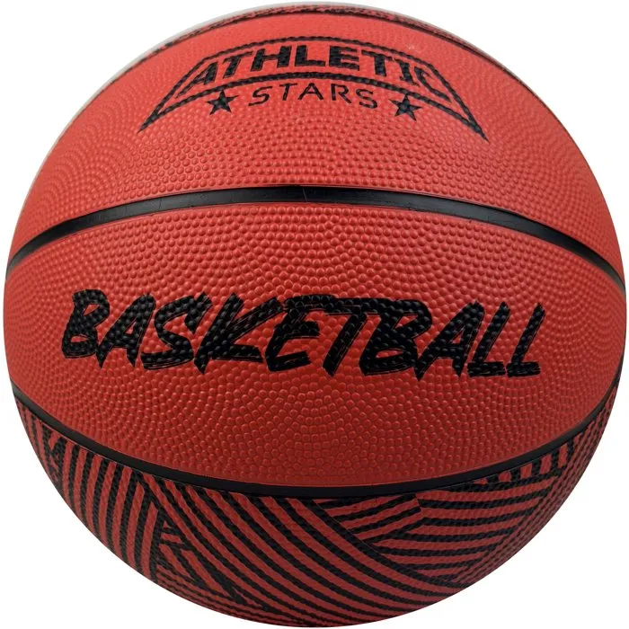 Athletic Stars Ballon basket Classic Rayé Taille 5