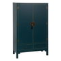 BigBuy Home Armoire ORIENTE Bleu 100 x 45 x 160 cm