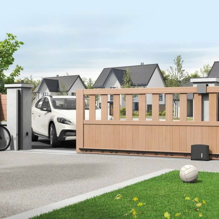 Avidsen Zenia 251 Kit moteur de portail coulissant - Jusqu'à 250 kg et 4 mètres max