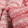 Today - Parure de lit 2 personnes Sunshine - Housse de couette 220x240 cm + 2 taies - 100% coton imprimé floral rouge - Référence 13.25