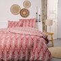 Today Parure de lit Sunshine Rouge Floral 220 x 240 cm