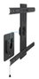 Tooq LP4255TN-B Support Mural avec Rotation 360° pour Écrans 37 à 80 Pouces, Noir, Max 50 kg, VESA 200x200-600x400