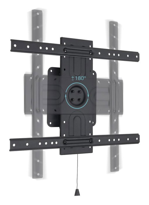 Tooq LP4255TN-B Support Mural avec Rotation 360° pour Écrans 37 à 80 Pouces, Noir, Max 50 kg, VESA 200x200-600x400 Tooq LP4255TN-B Support Mural avec Rotation 360° pour Écrans 37 à 80 Pouces, Noir, Max 50 kg, VESA 200x200-600x400