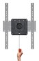 Tooq LP4255TN-B Support Mural avec Rotation 360° pour Écrans 37 à 80 Pouces, Noir, Max 50 kg, VESA 200x200-600x400