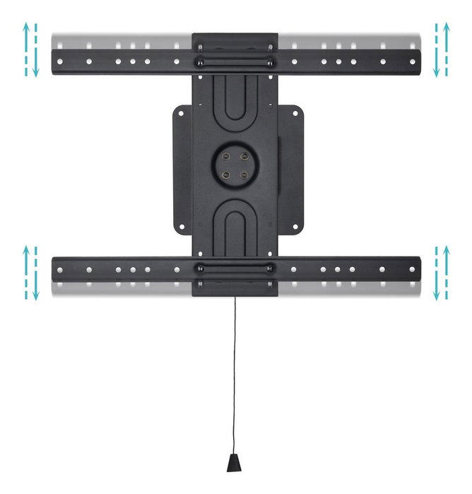 Tooq LP4255TN-B Support Mural avec Rotation 360° pour Écrans 37 à 80 Pouces, Noir, Max 50 kg, VESA 200x200-600x400 Tooq LP4255TN-B Support Mural avec Rotation 360° pour Écrans 37 à 80 Pouces, Noir, Max 50 kg, VESA 200x200-600x400