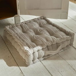 Today Coussin de sol Charme Imprimé Berenice Gris 40 x 40 x 10 cm