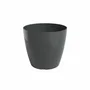 Artevasi Pot de fleur San Remo 30 BR Anthracite 30x30x27.3 cm - Pot en plastique moderne pour plantes