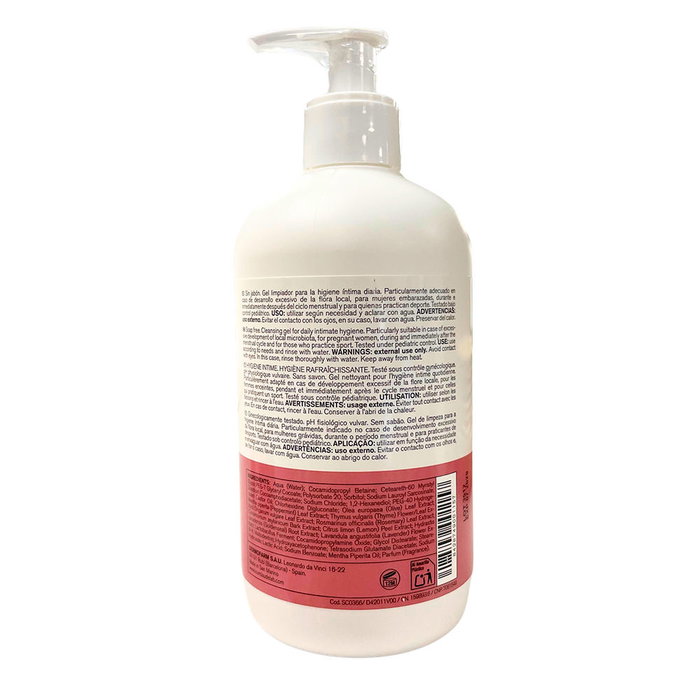 Cumlaude Lab HYGIENE INTIME CLX Gel Nettoyant Assainissant et Protecteur 500 ml