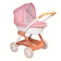 Smoby - Baby Nurse - Poussette landau bébé avec capote et panier de rangement - Pour poupon jusqu'à 42 cm - À partir de 18 mois