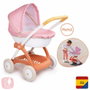 Smoby Landau Baby Nurse Rose pour poupon jusqu'à 42 cm