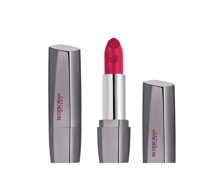 Deborah Rouge à Lèvres Crème Durable, Nuance Milano Red 06, 4.4 g, Maquillage pour Femmes, Italie
