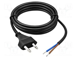 QOLTEC Câble d'alimentation HD3VVH2-F 2x0,75mm2 1,8m