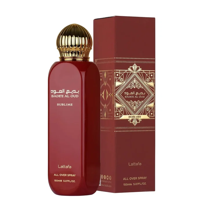 Lattafa Bade'e Al Oud Sublime Spray corporel 150 ml Lattafa Bade'e Al Oud Sublime Spray corporel 150 ml