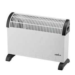 Convecteur Électrique Blanc 2000W avec Thermostat Réglable, Fonction Turbo, Protection Surchauffe, 39x53x20cm