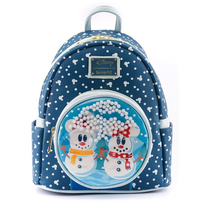 LOUNGEFLY Sac à dos Disney 26 cm Mickey, Minnie et bonhomme de neige - Dimensions: 22,5 x 26,25 x 11,25 cm LOUNGEFLY Sac à dos Disney 26 cm Mickey, Minnie et bonhomme de neige - Dimensions: 22,5 x 26,25 x 11,25 cm