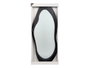 GIFTDECOR Miroir en plastique noir rectangulaire 120 cm