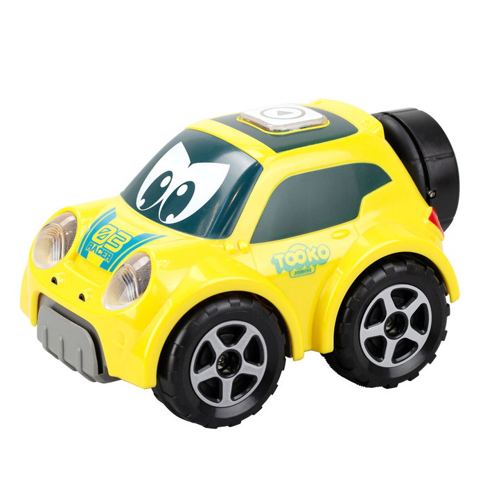 Voiture télécommandée TOOKO FOLLOW ME - Jaune - Avec volant