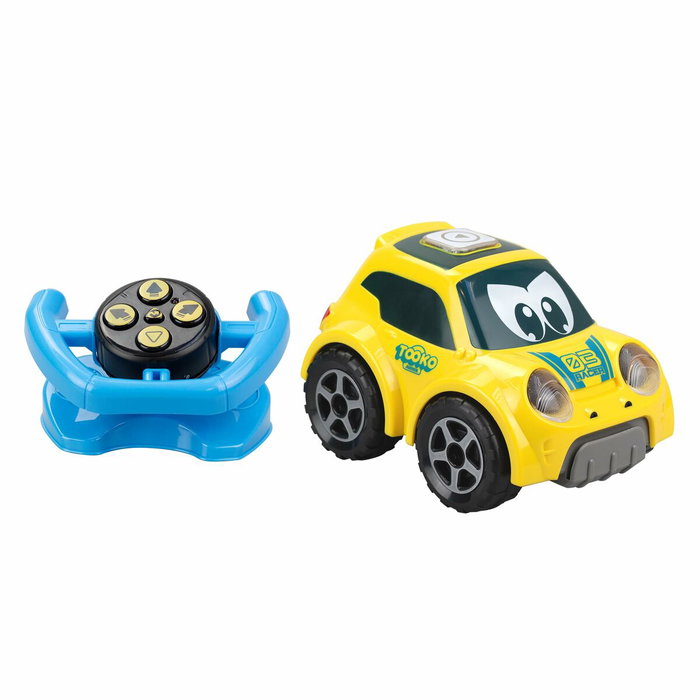 Voiture télécommandée TOOKO FOLLOW ME - Jaune - Avec volant