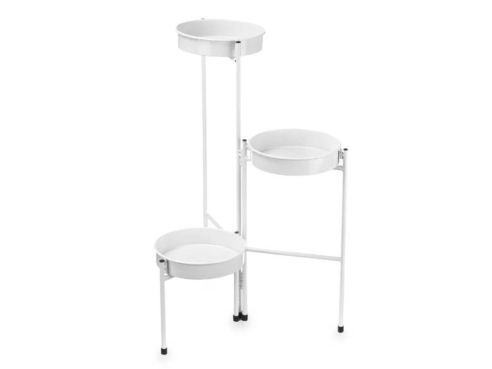 GIFTDECOR Estante Planta Tres Alturas Blanco GIFTDECOR Estante Planta Tres Alturas Blanco