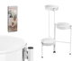 GIFTDECOR Estante Planta Tres Alturas Blanco