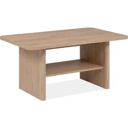 Table basse GENF 55B arrondie chêne Jackson