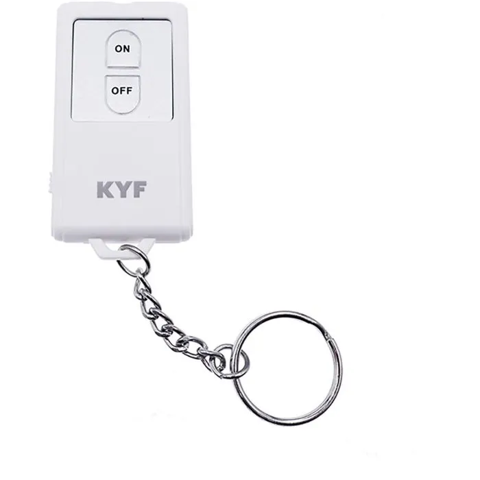 Kyf - Kit alarme évolutif à détection de mouvement 434Mhz avec éclairage d'alerte, 3 détecteurs d'ouverture et 2 télécommandes