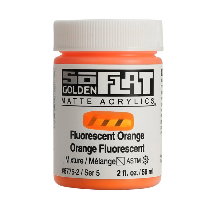 Golden SoFlat Orange Fluorescente 59 ml Golden SoFlat Orange Fluorescente 59 ml