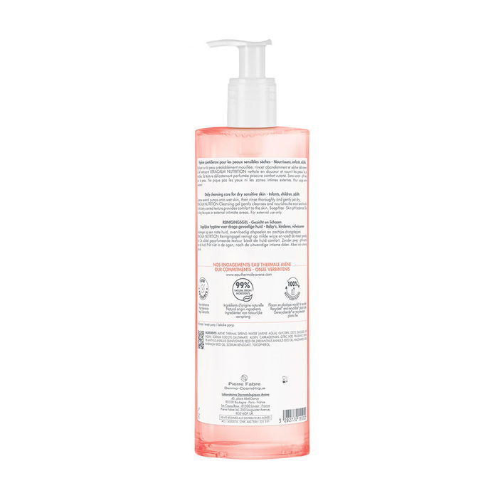 Avène Xeracalm Nutrition Gel Nettoyant 750ml - Peaux Sèches et Sensibles, Visage et Corps, Famille Avène Xeracalm Nutrition Gel Nettoyant 750ml - Peaux Sèches et Sensibles, Visage et Corps, Famille