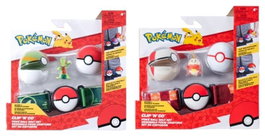 Jazwares Pokémon Clip 'n' Go assortiment (4) Ceinture Set ver. 20
